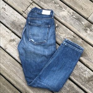 Citizens Of Humanity Blue Ankle Jeans